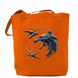 Эко-сумка The  witcher: wolf and swallow - PrintSalon