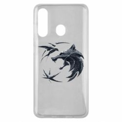 Чехол для Samsung M40 The  witcher: wolf and swallow - PrintSalon