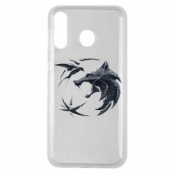 Чехол для Samsung M30 The  witcher: wolf and swallow - PrintSalon