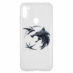 Чехол для Samsung A11/M11 The  witcher: wolf and swallow - PrintSalon