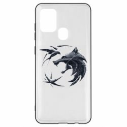 Чехол для Samsung A21s The  witcher: wolf and swallow - PrintSalon