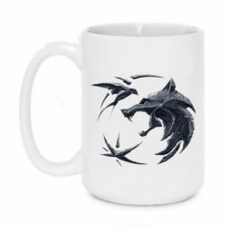 Чашка 420ml The  witcher: wolf and swallow - PrintSalon