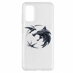 Чехол для Samsung S20 The  witcher: wolf and swallow - PrintSalon