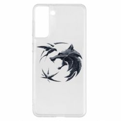 Чехол для Samsung S21+ The  witcher: wolf and swallow - PrintSalon