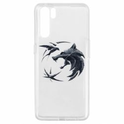 Чехол для Oppo A91/Reno3 The  witcher: wolf and swallow - PrintSalon