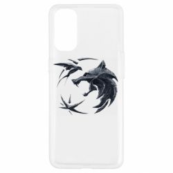 Чехол для Oppo Reno 4 The  witcher: wolf and swallow - PrintSalon