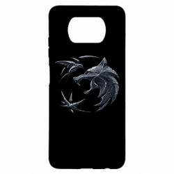 Чехол для Xiaomi Poco X3 The  witcher: wolf and swallow - PrintSalon