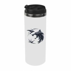 Термокружка The  witcher: wolf and swallow - PrintSalon