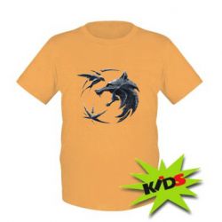 Детская футболка The  witcher: wolf and swallow - PrintSalon