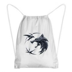 Рюкзак-мешок The  witcher: wolf and swallow - PrintSalon