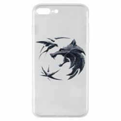 Чехол для iPhone 7 Plus The  witcher: wolf and swallow - PrintSalon