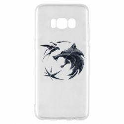 Чехол для Samsung S8 The  witcher: wolf and swallow - PrintSalon