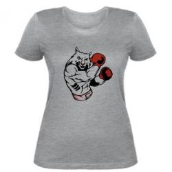 Женская футболка The Wolf Boxer - PrintSalon