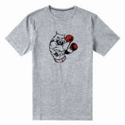 Мужская футболка премиум The Wolf Boxer - PrintSalon