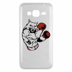 Чехол для Samsung J3 2016 The Wolf Boxer - PrintSalon