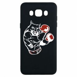 Чехол для Samsung J7 2016 The Wolf Boxer - PrintSalon