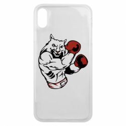 Чехол для iPhone Xs Max The Wolf Boxer - PrintSalon
