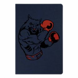 Блокнот с принто The Wolf Boxer - PrintSalon