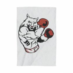 Полотенце с принтом The Wolf Boxer - PrintSalon