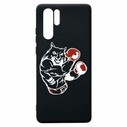 Чехол для Huawei P30 Pro The Wolf Boxer - PrintSalon