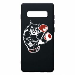 Чехол для Samsung S10+ The Wolf Boxer - PrintSalon