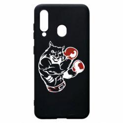 Чехол для Samsung A60 The Wolf Boxer - PrintSalon