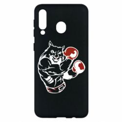 Чехол для Samsung M30 The Wolf Boxer - PrintSalon
