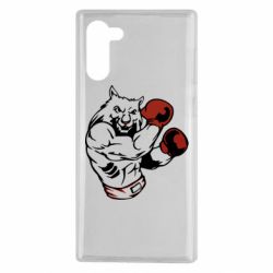 Чехол для Samsung Note 10 The Wolf Boxer - PrintSalon