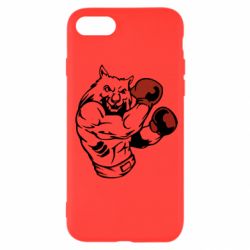 Чехол для iPhone SE 2020 The Wolf Boxer - PrintSalon
