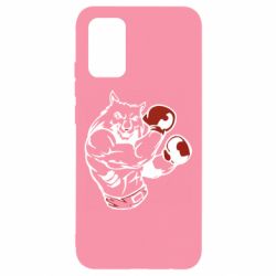 Чехол для Samsung A02s/M02s The Wolf Boxer - PrintSalon