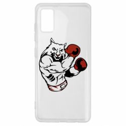 Чехол для Samsung A41 The Wolf Boxer - PrintSalon