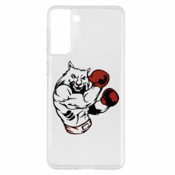 Чехол для Samsung S21+ The Wolf Boxer - PrintSalon