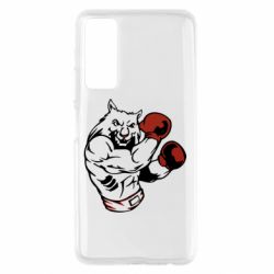 Чехол для Huawei P Smart 2021 The Wolf Boxer - PrintSalon