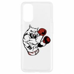 Чехол для Oppo Reno 4 The Wolf Boxer - PrintSalon