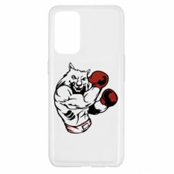 Чехол для Oppo Reno 5 4G The Wolf Boxer - PrintSalon