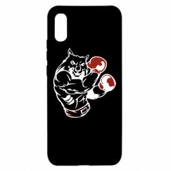 Чехол для Xiaomi Redmi 9a The Wolf Boxer - PrintSalon