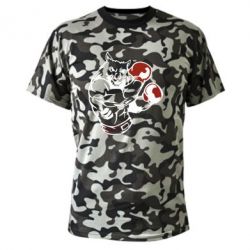 Камуфляжная футболка The Wolf Boxer - PrintSalon