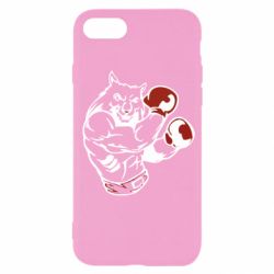 Чехол для iPhone SE 2022 The Wolf Boxer - PrintSalon