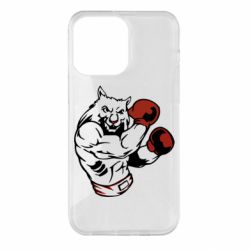 Чехол для iPhone 14 Pro Max The Wolf Boxer - PrintSalon