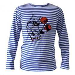 Тельняшка с длинным рукавом The Wolf Boxer - PrintSalon