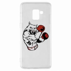 Чехол для Samsung A8+ 2018 The Wolf Boxer - PrintSalon