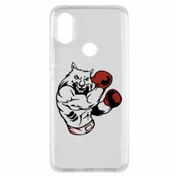 Чехол для Xiaomi Mi A2 The Wolf Boxer - PrintSalon