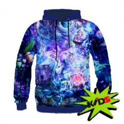 Детское 3D худи The world inside us - PrintSalon