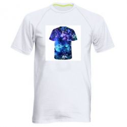 Мужская футболка для спорта The world inside us - PrintSalon