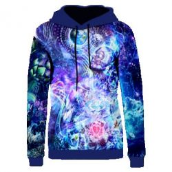 Жіноче 3D худі The world inside us-PrintSalon Жіноче 3D худі The world inside us