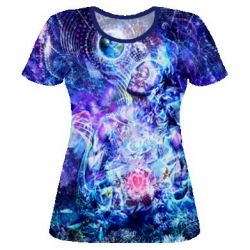 Женская футболка 3D The world inside us - PrintSalon