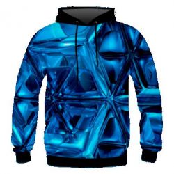 Чоловіче 3D худі Thick glass