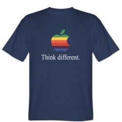 Мужская футболка Stedman Think different. - PrintSalon
