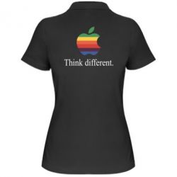 Женское поло Think different. - PrintSalon