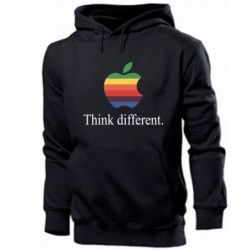 Мужское худи Think different. - PrintSalon